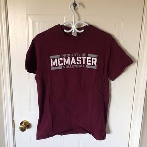 McMaster volleyball t-shirt
